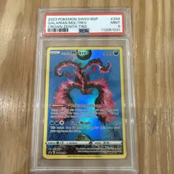 PSA 9 Galarian Moltres SWSH284 SWSH: Sword & Shield Promo Cards Holo - Image 1