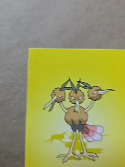 Dodrio Pokemon 1999 Game Freak Creatures 1999 Sticker Pokemon Card #85 Rare - Image 2