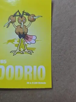 Dodrio Pokemon 1999 Game Freak Creatures 1999 Sticker Pokemon Card #85 Rare - Image 4