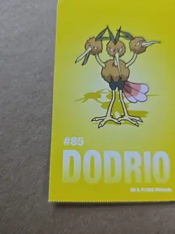 Dodrio Pokemon 1999 Game Freak Creatures 1999 Sticker Pokemon Card #85 Rare - Image 5