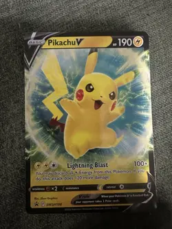 Pikachu V SWSH198 SWSH: Sword & Shield Promo Cards Holo - Image 1