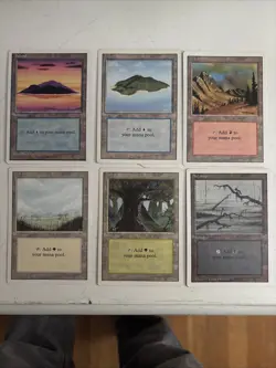 Lot Of 6 Magic The Gathering Mana Cards - Image 1