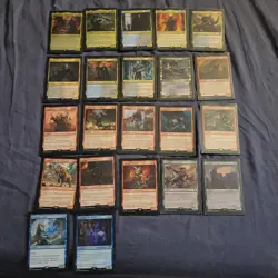 Magic: The Gathering Lord of the Rings 100 Card Lot w/ Deck Box + Sleeves - Image 2