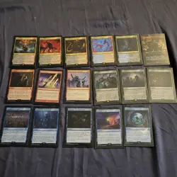 Magic: The Gathering Lord of the Rings 100 Card Lot w/ Deck Box + Sleeves - Image 4