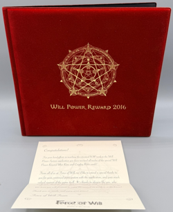 Force of Will Power Reward 2016 Collectable Deck Box W/ Note & Cards Authentic - Image 1