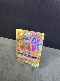Reshiram & Charizard GX SM247 Full Art Black Star Promo Pokemon TCG Card LP/MP - Image 4