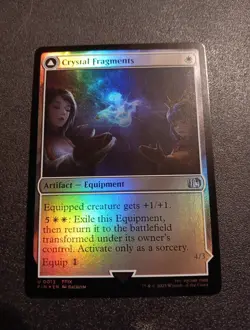 Magic: The Gathering FFIX Summon Alexander & Crystal Fragments Enchantment Cards - Image 2