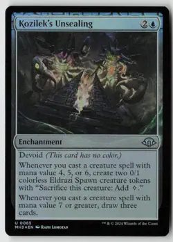 Kozilek's Unsealing Modern Horizons 3 (65) Foil - MTG - Image 1