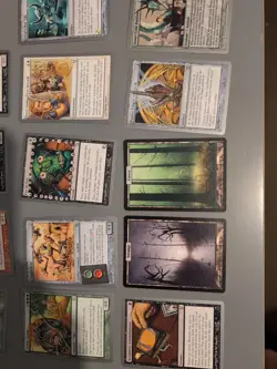 14 Unhinged. Magic the Gathering Card Inc Full Art Swamp And Forest. - Image 3