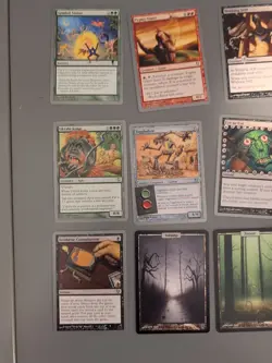 14 Unhinged. Magic the Gathering Card Inc Full Art Swamp And Forest. - Image 5
