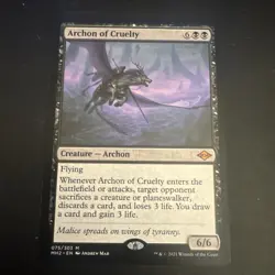 MTG English Archon of Cruelty NM Normal Modern Horizons 2 - Image 1