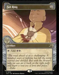 MTG TLE Sol Ring (Showcase) Normal NM - Image 1