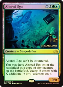 MTG Altered Ego (2016) - Foil - Prerelease Promo, Light Play, English Promo: Pre - Image 1