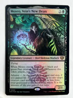 Moseo Vein's New Dean Extend Art Foil 326 Secrets of Strixhaven NM MTG Fast Ship - Image 1