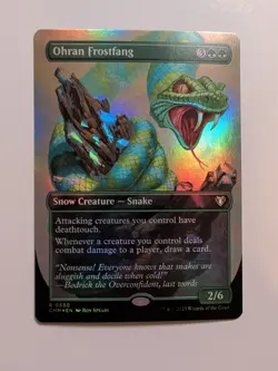 Ohran Frostfang (Borderless) Commander Masters Foil - Image 1