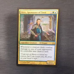 Edric, Spymaster of Trest #196 (LP) Commander 2011 CMD MTG English Regular - Image 1