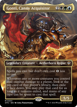 Gonti, Canny Acquisitor (Borderless) [Outlaws of Thunder Junction Commander] - Image 1