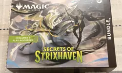Magic the Gathering Secrets Of Strixhaven Bundle Includes 9 Play Boosters - Image 1