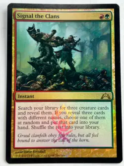 Signal the Clans Foil 194 Gatecrash NM MTG Magic Fast Shipping - Image 1