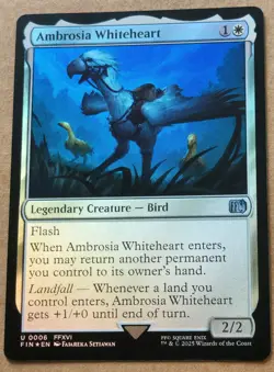 Ambrosia's Whiteheart 6 Foil FIN MTG Magic the Gathering - Image 1
