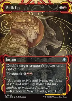 Bulk Up - Foil Extended Art SOA NM MTG - Image 1