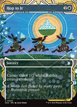 Hop to It - Foil Extended Art SOA NM MTG - Image 1