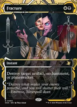 Fracture - Foil Extended Art SOA NM MTG - Image 1