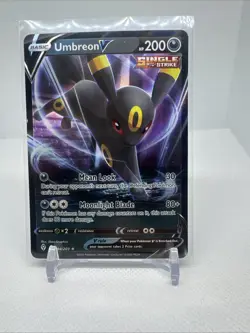 Umbreon V 094/203 Ultra Rare Holo Evolving Skies Pokemon Card NM - Image 5