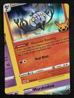 NFC Miscut - Chandelure - Holo - Trick Or Trade 2023 - Error - Pokemon TCG - Image 2