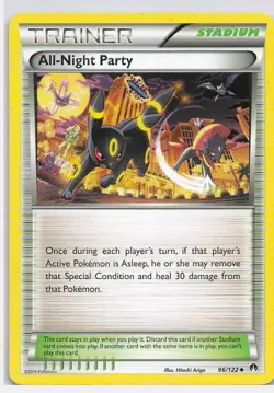All-Night Party 96/122 Pokemon BREAKpoint Uncommon - Image 1