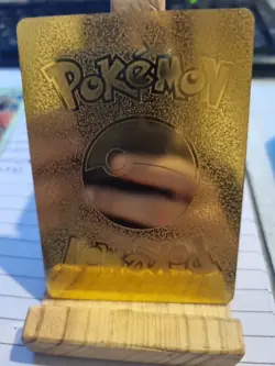 Pikachu Vmax TG17/TG30 Pokemon Gold Card Brand New Fan Art - Image 2
