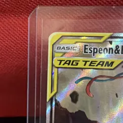 Pokemon Espeon & Deoxys GX TAG TEAM GX SM240 SM Promo Holo 260HP Eng 2020 - Image 4