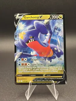 Garchomp V 117/189 Ultra Rare Astral Radiance Pokemon TCG NM - Image 1