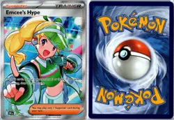 Pokemon Card - Emcee's Hype 220/182 Destined Rivals Ultra Rare Near Mint - Image 3