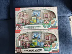 Pokemon TCG 2x Sealed 151 Blooming Waters Premium Collection - Image 1