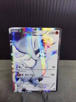 Reshiram 113/114 Pokemon TCG 2011 Black & White Ultra Rare Full Art CHASE NM/LP - Image 2
