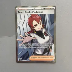 Team Rocket's Ariana 224/182 Ultra Rare Destined Rivals Pokemon NM - Image 1