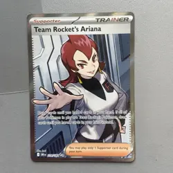 Team Rocket's Ariana 224/182 Ultra Rare Destined Rivals Pokemon NM - Image 4