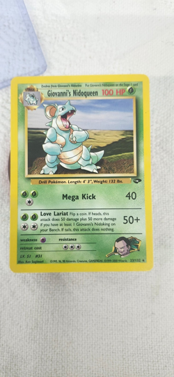 GIOVANNI'S NIDOQUEEN 23/132 RARE GYM CHALLENGE POKEMON UNLIMITED LP - Image 2