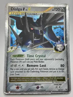 Dialga G LV. X 122/127 Platinum Ultra Rare Pokemon Card MP - Image 1