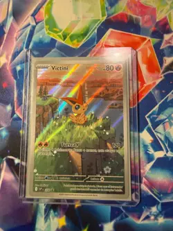 2025 Pokemon Victini 208 Promo Illustration Holo Brand New Perfect Condition - Image 1