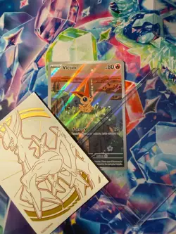 2025 Pokemon Victini 208 Promo Illustration Holo Brand New Perfect Condition - Image 3