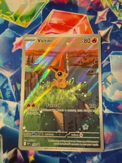 2025 Pokemon Victini 208 Promo Illustration Holo Brand New Perfect Condition - Image 4