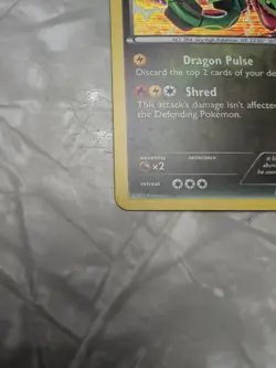 Rayquaza Pokemon Dragon Vault Holo Rare 11/20 NM - Image 3