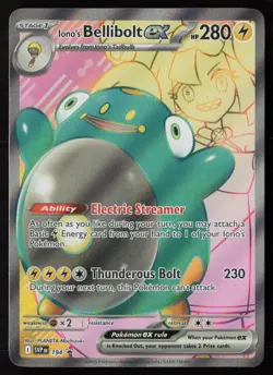 Iono's Bellibolt ex 194 Holo Promo Scarlet & Violet Promo Pokemon Near Mint - Image 1