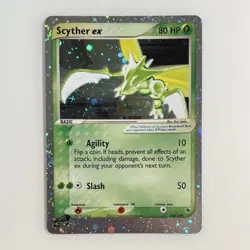 Pokemon Scyther ex 102/109 EX Ruby & Sapphire Ultra Rare Holo 2003 - Image 1