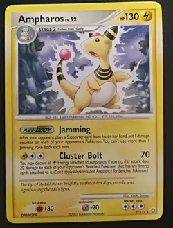 Ampharos 1/132 DP Secret Wonders Pokemon TCG - LP - Image 1