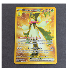 Pokemon Meowscarada EX Hyper Rare Full Art Holo 271/193 Sv02 Paldea Evolved - Image 1