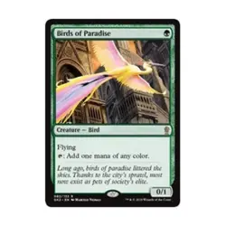WOTC MtG Ravnica Allegiance: Guild Kits Birds of Paradise (R) EX - Image 1