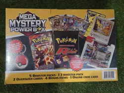 NEW! POKEMON 2025 HOLIDAY MEGA MYSTERY POWER BOX MEIJER EXCLUSIVE - Image 1